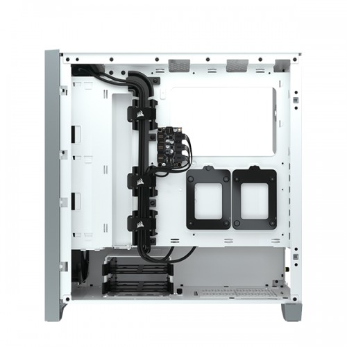 Corsair iCUE 4000X RGB Tempered Glass Mid-Tower ATX Casing (White)3
