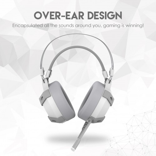 Fantech HG11 Captain 7.1 Surround Sound Space Edition RGB USB Gaming Headphone White2