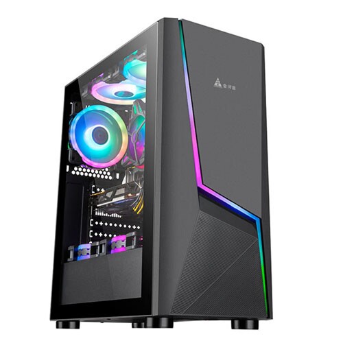 GOLDEN FIELD 1092B TEMPERED GLASS MID TOWER GAMING CASE