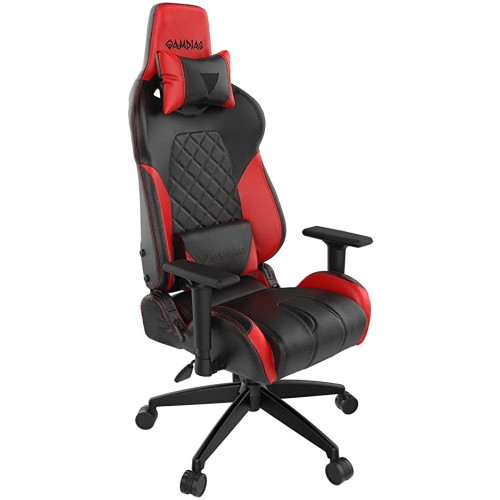 Gamdias ACHILLES E1 L Gaming Chair Black and Red2