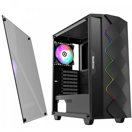 MaxGreen A361 RGB Mid Tower Case2