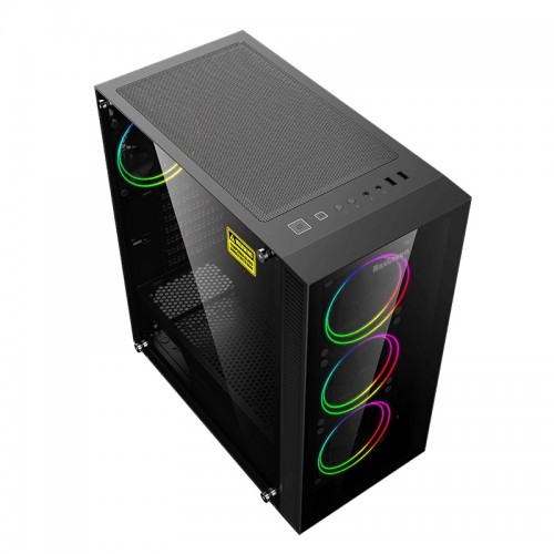 MaxGreen A363BK ATX Casing2