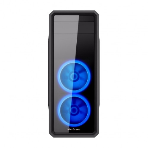 MaxGreen G561-F Blue Window ATX Casing1
