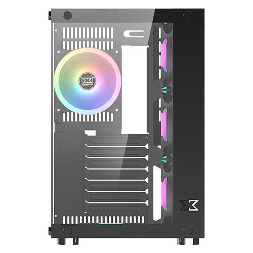 XIGMATEK AQUARIUS PLUS BLACK TEMPERED GLASS ATX CASE2