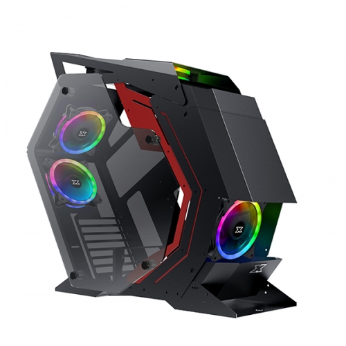 XIGMATEK PERSEUS 5 RGB FAN TEMPERED GLASS GAMING CASE