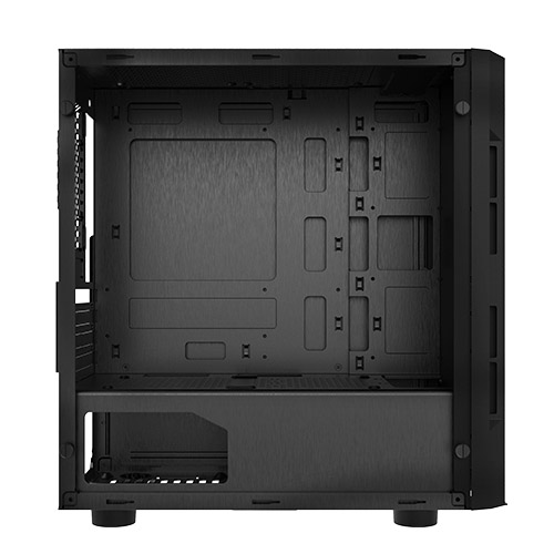 XIGMATEK SCORPIO II TEMPERED GLASS M-ATX CASE1