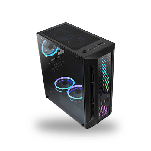 EVOLUR EH051 RGB Mid Tower Gaming Case2