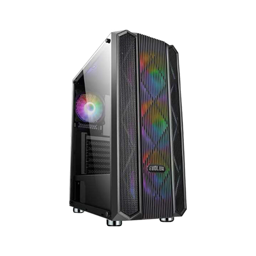 EVOLUR EH09 RGB Mid Tower Gaming Case
